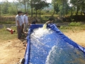 Lắp trạm bơm dã chiến để phục vụ bơm nước SX hè thu cho phường Đức Thuận