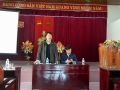 Đồng chí Trần Nhật Lam, Phó Giám đốc Sở Nông nghiệp và PTNT, Phó Chánh Văn phòng điều phối NTM tỉnh – Trưởng đoàn, phát biểu tại hội ngh
