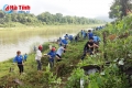 Tuổi trẻ Hương Sơn ra quân bảo vệ ’dòng sông quê hương’