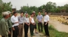 Kiểm tra công tác phòng chống lụt bão tại xã Thạch Bàn