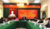 Chủ tịch Ủy ban Trung ương MTTQ Việt Nam Huỳnh Đảm phát biểu tại Hội nghi  Ảnh:TH