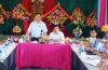 Đoàn công tác Tỉnh ủy kiểm tra việc thực hiện Chương trình MTQG xây dựng NTM tại huyện Can Lộc