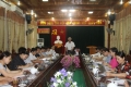 Ban Văn hóa - Xã hội (HĐND tỉnh) làm việc tại huyện Vũ Quang              nhằm đánh giá kết quả thực hiện Nghị quyết 55/2013 của HĐND tỉnh