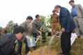 Lãnh đạo huyện Vũ Quang trồng cây tại xã Đức Hương