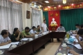 Ban chỉ huy PCTT&TKCN làm việc với huyện Vũ Quang