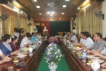 Đoàn cán bộ huyện Khăm cợt chúc mừng ngày Quốc khánh tại Vũ Quang