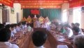 Thường trực Huyện ủy làm việc với xã Ân Phú