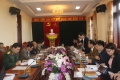 Đoàn giám sát của Ban Thường vụ Tỉnh ủy làm việc tại Vũ Quang