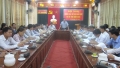 Toàn cảnh Hội nghị triển khai đề án sản xuất hè thu 2015 huyện Vũ Quang