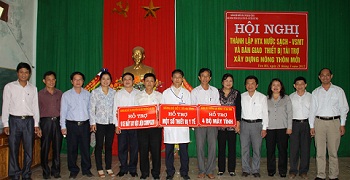 Đảng bộ Khối cơ quan tỉnh hỗ trợ xã Yên Hồ xây dựng NTM