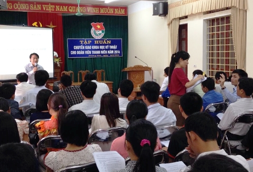 Tập huấn chuyển giao KHKT cho ĐVTN huyện Hương Sơn