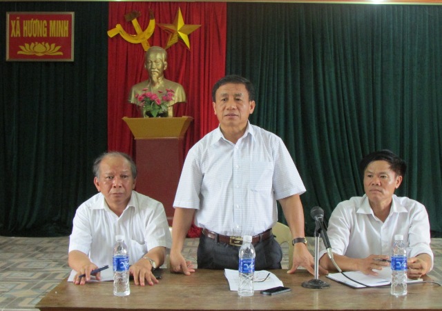Đ/c Lê Đình Sơn, Phó Chủ tịch UBND tỉnh phát biểu tại buổi sinh hoạt
