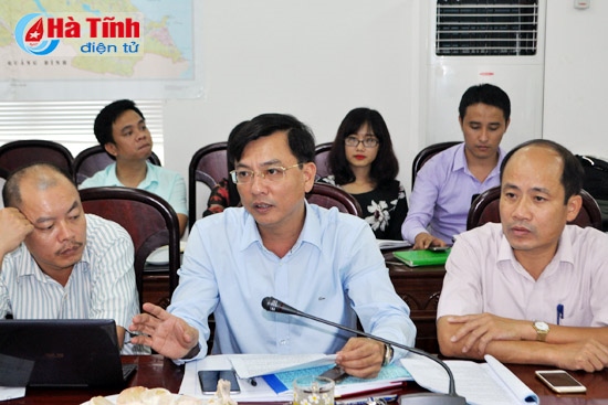 Chủ tịch UBND huyện Thạch Hà Trần Việt Hà: Huyện đã có nhiều kế hoạch cải thiện khả năng tiêu thoát lũ, chống ngập úng bên cạnh dự án này.