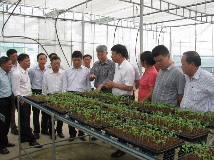 Thị xã Hồng Lĩnh: tổ chức đoàn tham quan mô hình tại xã Khánh Thành và Viện Nông nghiệp Việt nam