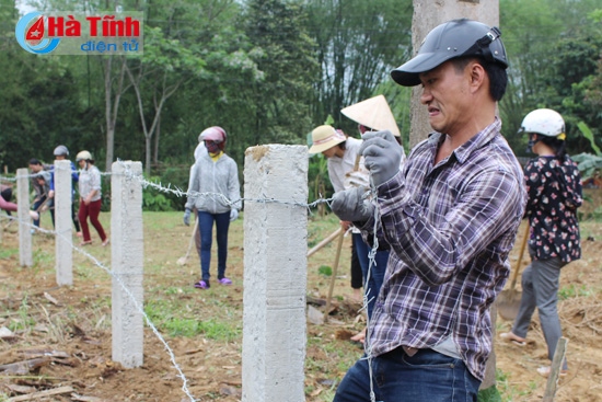 Sôi nổi ngày thứ 7 giúp dân xây dựng NTM ở Vũ Quang