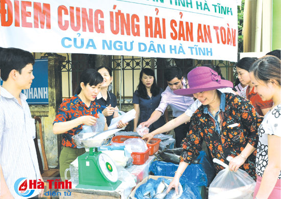 Điểm bán hải sản an toàn của Hội Nông dân tỉnh Hà Tĩnh (số 16, đường Võ Liêm Sơn, TP Hà Tĩnh)