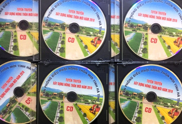 2.500 đĩa CD tuyên truyền được cấp phát cho các địa phương trên địa bàn toàn tỉnh