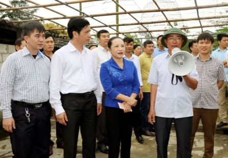 Chia sẻ kinh nghiệm xây dựng nông thôn mới với đoàn công tác huyện Phúc Thọ