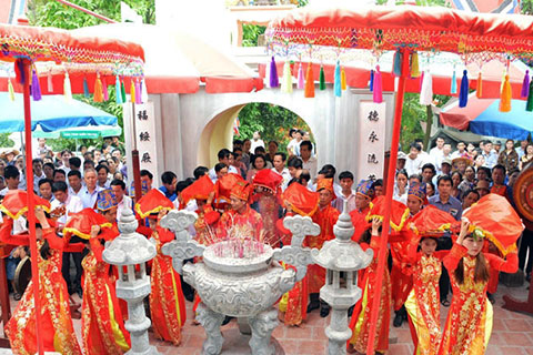 Lễ đón Bằng công nhận di sản văn hóa phi vật thể quốc gia Lễ hội Đền Chiêu Trưng Lê Khôi sẽ diễn ra vào ngày 15/6/2018