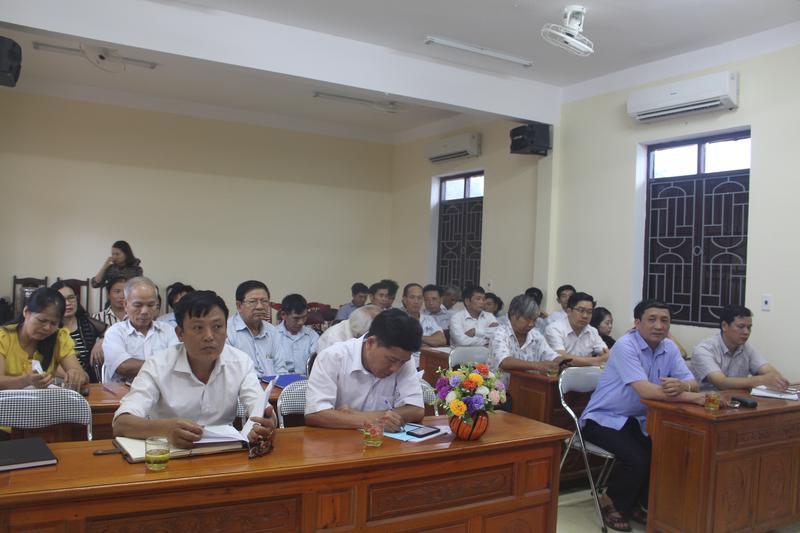 Đại biểu dự Hội nghị Ủy ban MTTQ huyện Vũ Quang lần thứ IX
