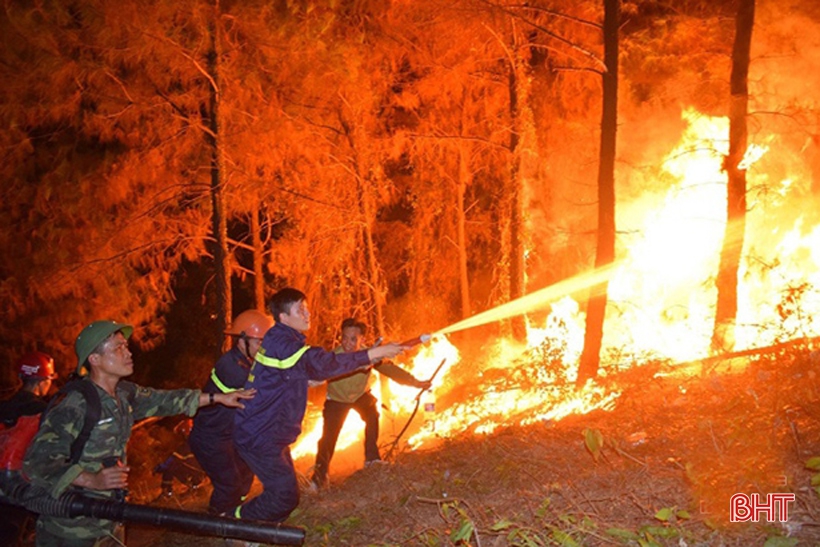 Hà Tĩnh cấp bách triển khai các biện pháp phòng chống cháy rừng