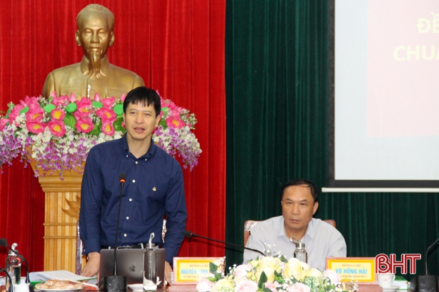 Đoàn công tác Trung ương thẩm định, xét công nhận huyện NTM tại Can Lộc