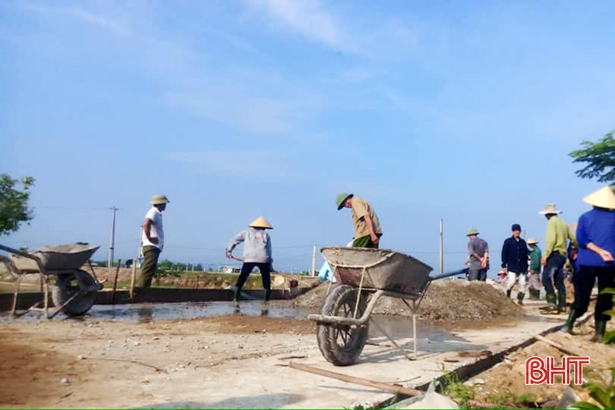 Thạch Bàn huy động gần 100 tỷ đồng xây dựng nông thôn mới