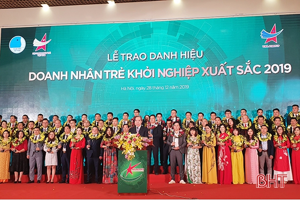 2 doanh nhân trẻ Hà Tĩnh nhận danh hiệu Doanh nhân trẻ khởi nghiệp xuất sắc toàn quốc 2019