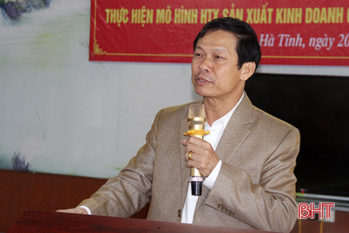 Liên minh HTX Việt Nam hỗ trợ máy móc sản xuất cho HTX Nga Hải