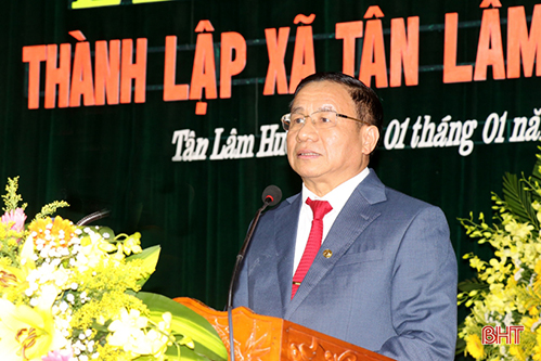 Thạch Hà công bố thành lập xã Tân Lâm Hương