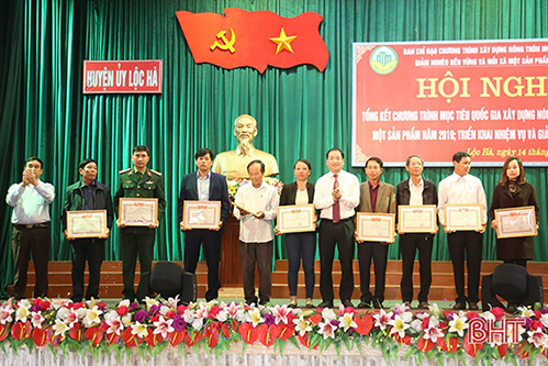 Quyết tâm đưa Lộc Hà đạt huyện nông thôn mới trong năm 2020
