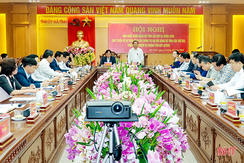 Ban Chấp hành Đảng bộ Hà Tĩnh bầu bổ sung 2 ủy viên Ủy ban Kiểm tra Tỉnh ủy