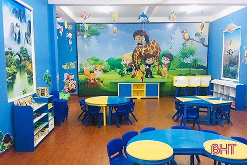 3 trường mầm non ở Thạch Hà hoàn thành thư viện thân thiện