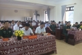 Đại biểu dự lớp cập nhật kiến thức về Quốc phòng an ninh cho đối tượng 3 tại huyện Vũ Quang