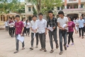 Các thí sinh kết thúc kỳ thi với nhiều tâm trạng khác nhau tại điểm trường THPT Vũ Quang