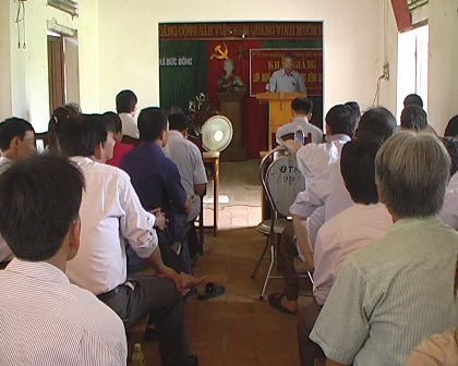 Vũ Quang: Khai mạc lớp dạy nghề cho nông dân Đức Bồng