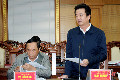 Hà Tĩnh họp bàn bổ cứu các nội dung liên quan sáp nhập xã, văn kiện Đại hội Đảng bộ tỉnh