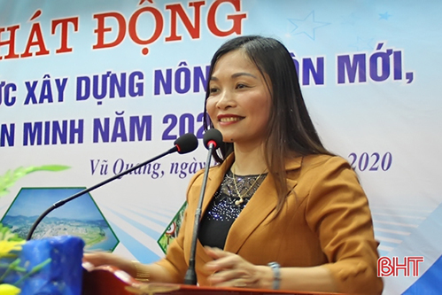 Vũ Quang phấn đấu về đích huyện NTM năm trong năm 2020