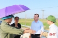 Trưởng Dự án AFD hài lòng về tiến độ nâng cấp hệ thống kênh tưới tiêu vùng Bắc Thạch Hà