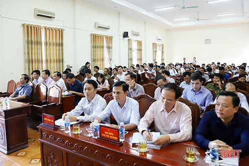Hương Sơn phấn đấu đạt chuẩn huyện nông thôn mới vào năm 2020