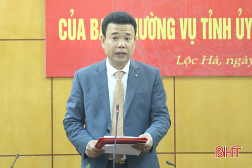 Phó Giám đốc Sở Xây dựng Hà Tĩnh giữ chức Phó Bí thư Huyện ủy Lộc Hà